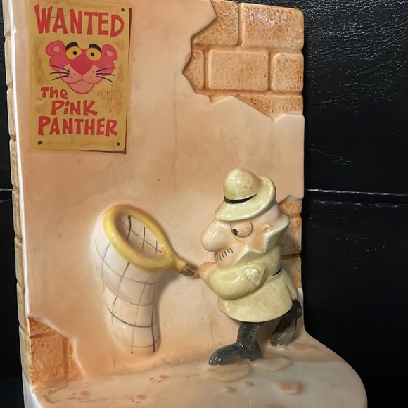 Pink Panther and Inspector Clouseau book ends - Picture 3 of 5